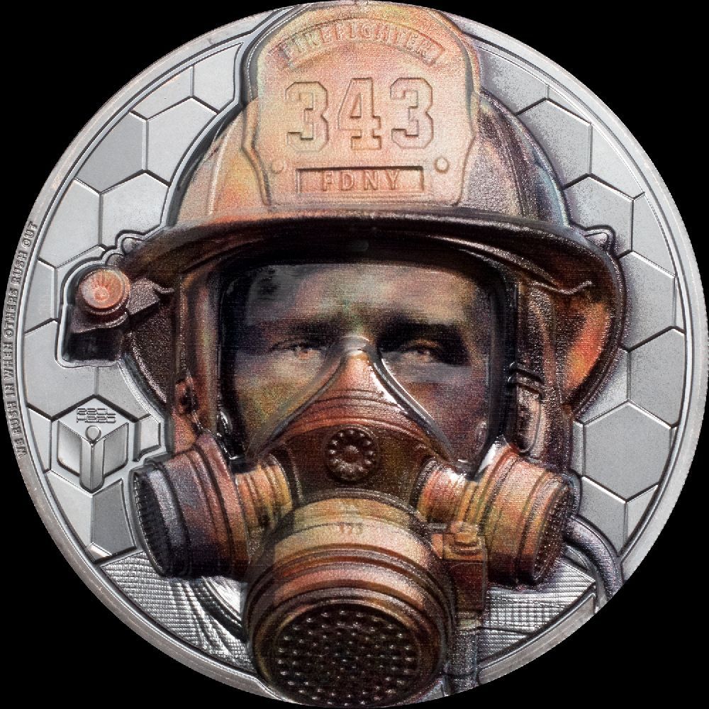 firefighter coin real heroes series