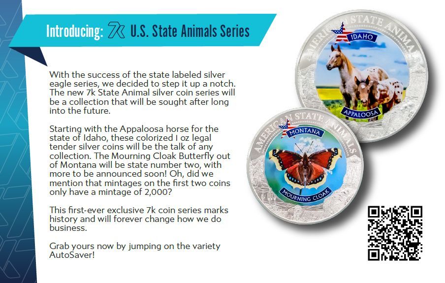7k US State Animal Series
