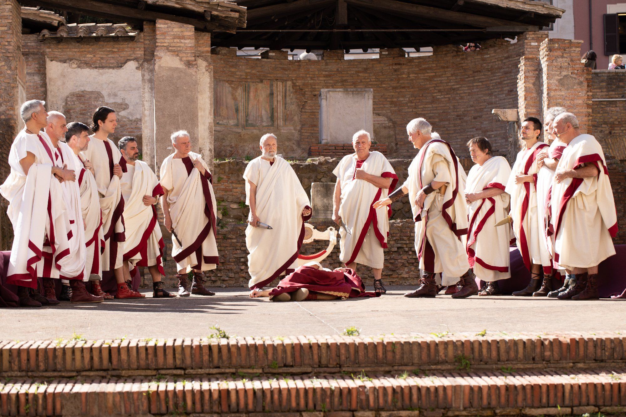 Re-enactment of the Assassination of Julius Caesar