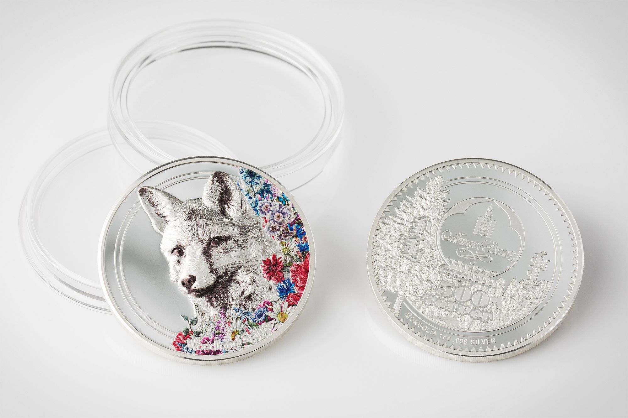 2018 Woodland Spirits Fox 1oz Silver Coin