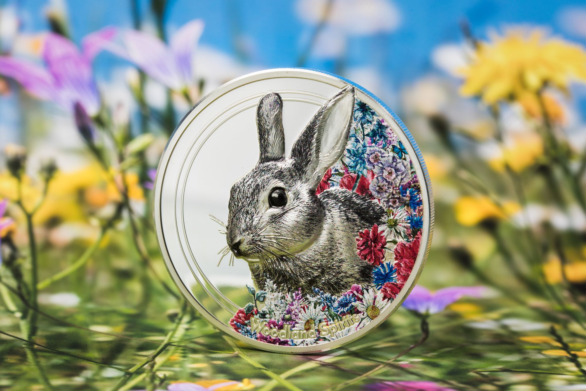 2019 Woodland Spirits Rabbit 1oz Silver Coin