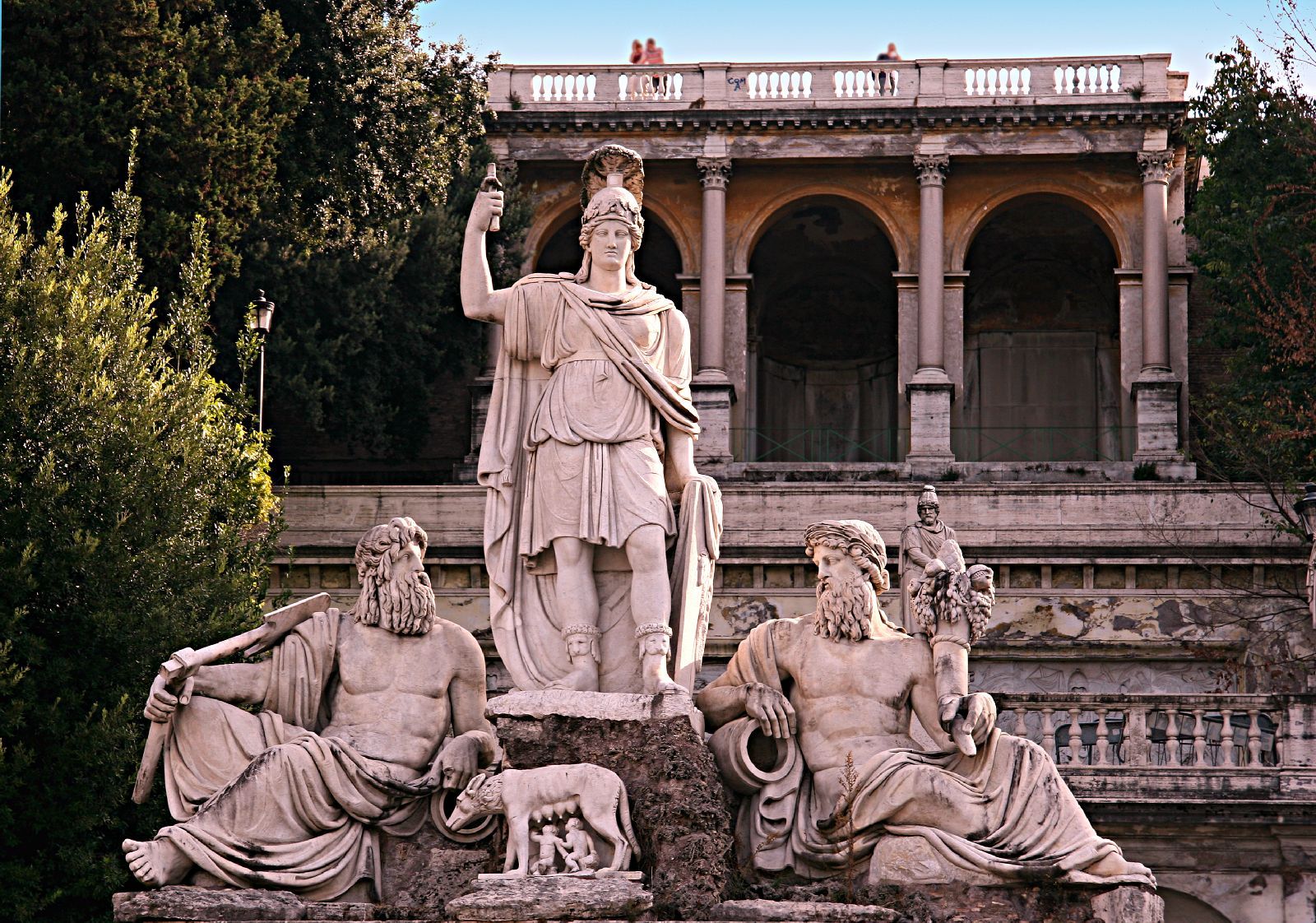 Statue in Piazza Del Popolo, Rome