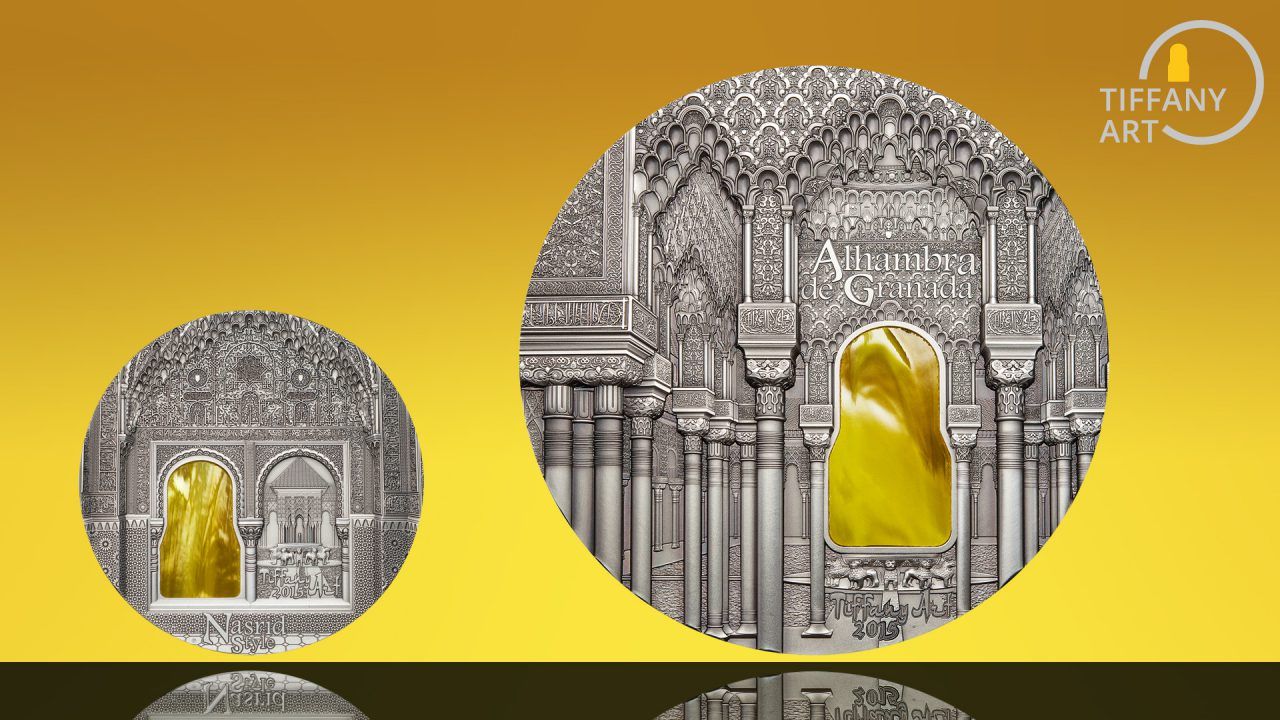 2015 Tiffany Art Alhambra de Granada 2oz and 1Kilo Silver Coins