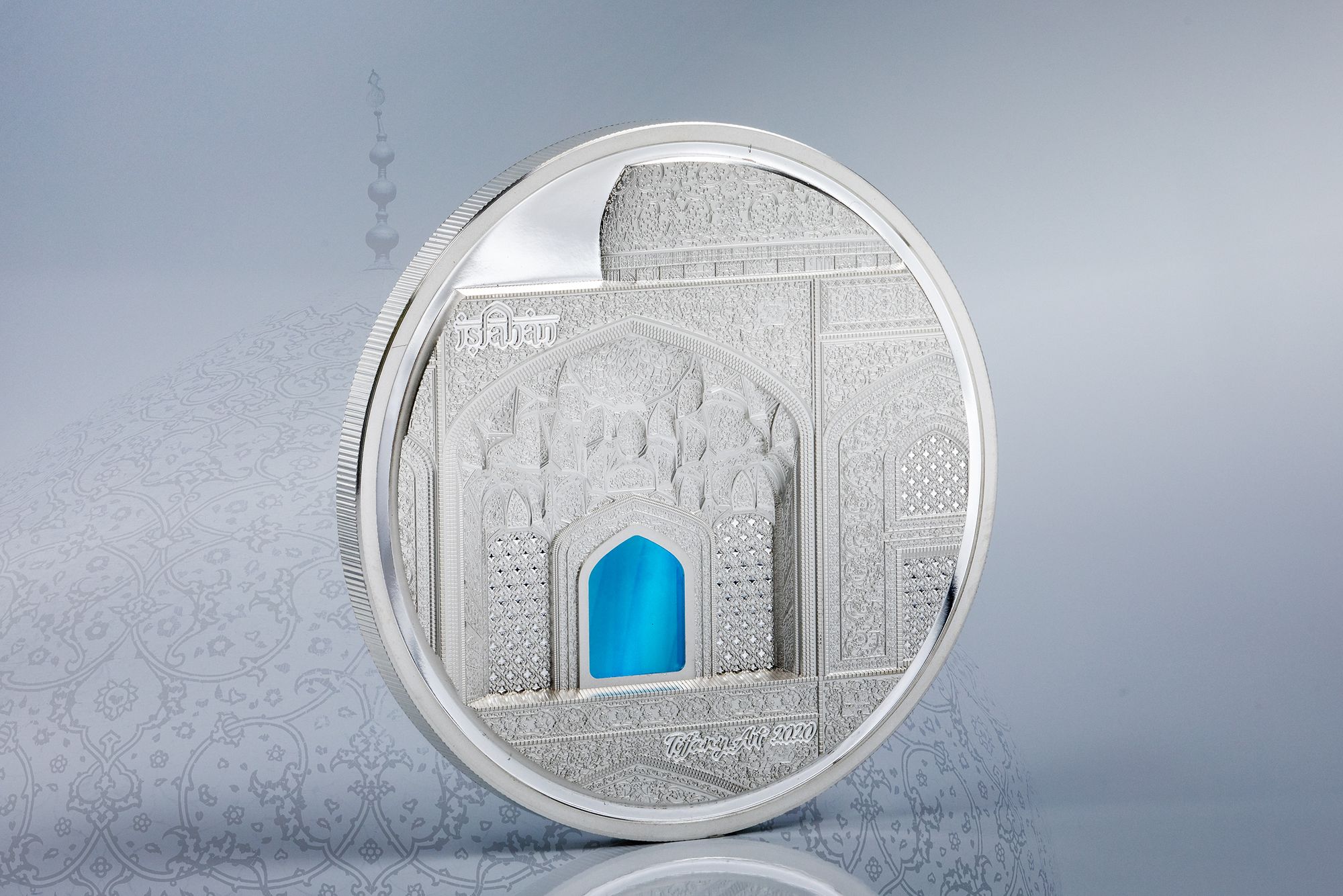 2020 Tiffany Art Isfahan 3oz Silver Proof Coin