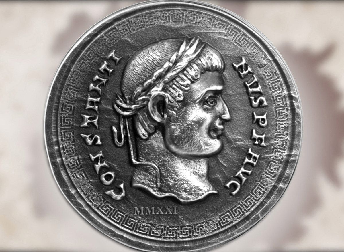 2021 Roman Empire Constantine 1oz Silver Coin