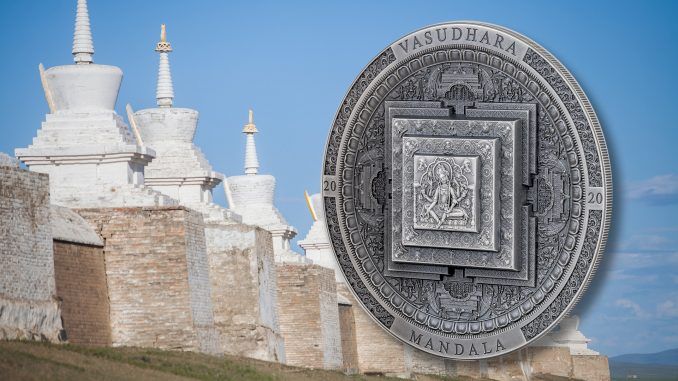 Archeology & Symbolism Vasudhara Mandala 3 oz Silver Coin