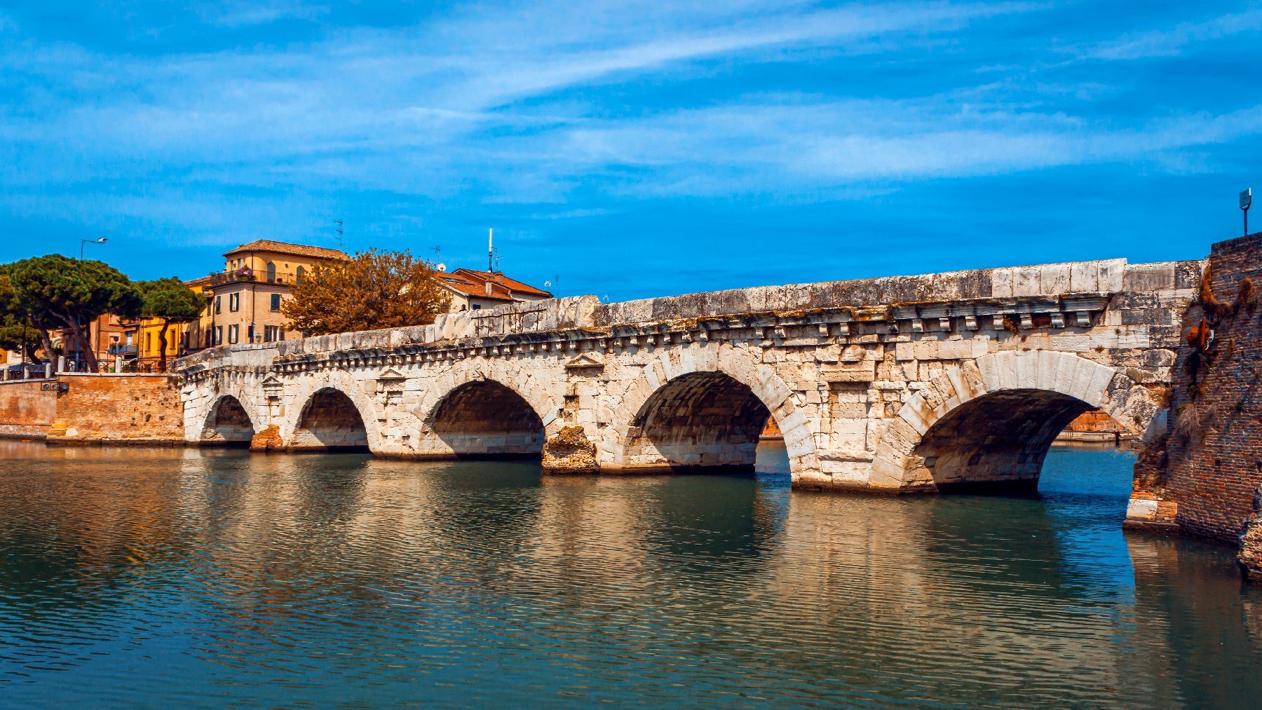 Bridge of Tiberius in Rimini