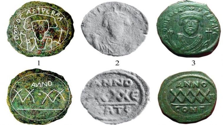 Byzantine Empire era coin found in Ceuta, Spain