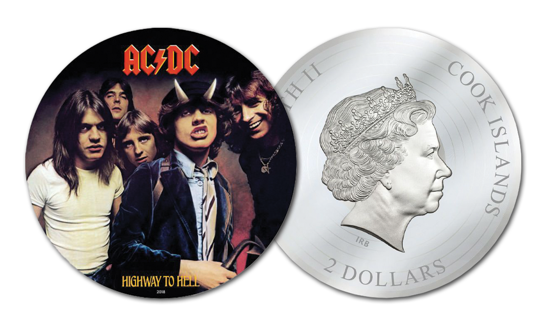 2018 AC/DC Highway to Hell 1/2 oz Silver Foil Set