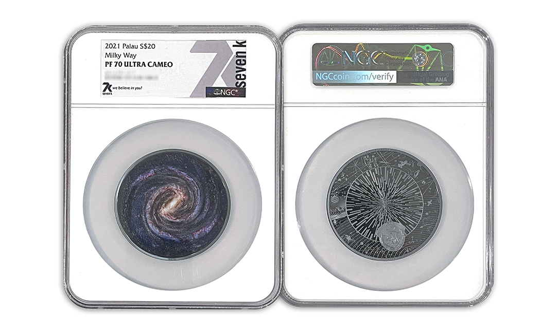 2021 Space The Final Frontier The Milky Way 3oz Silver Coin PF70