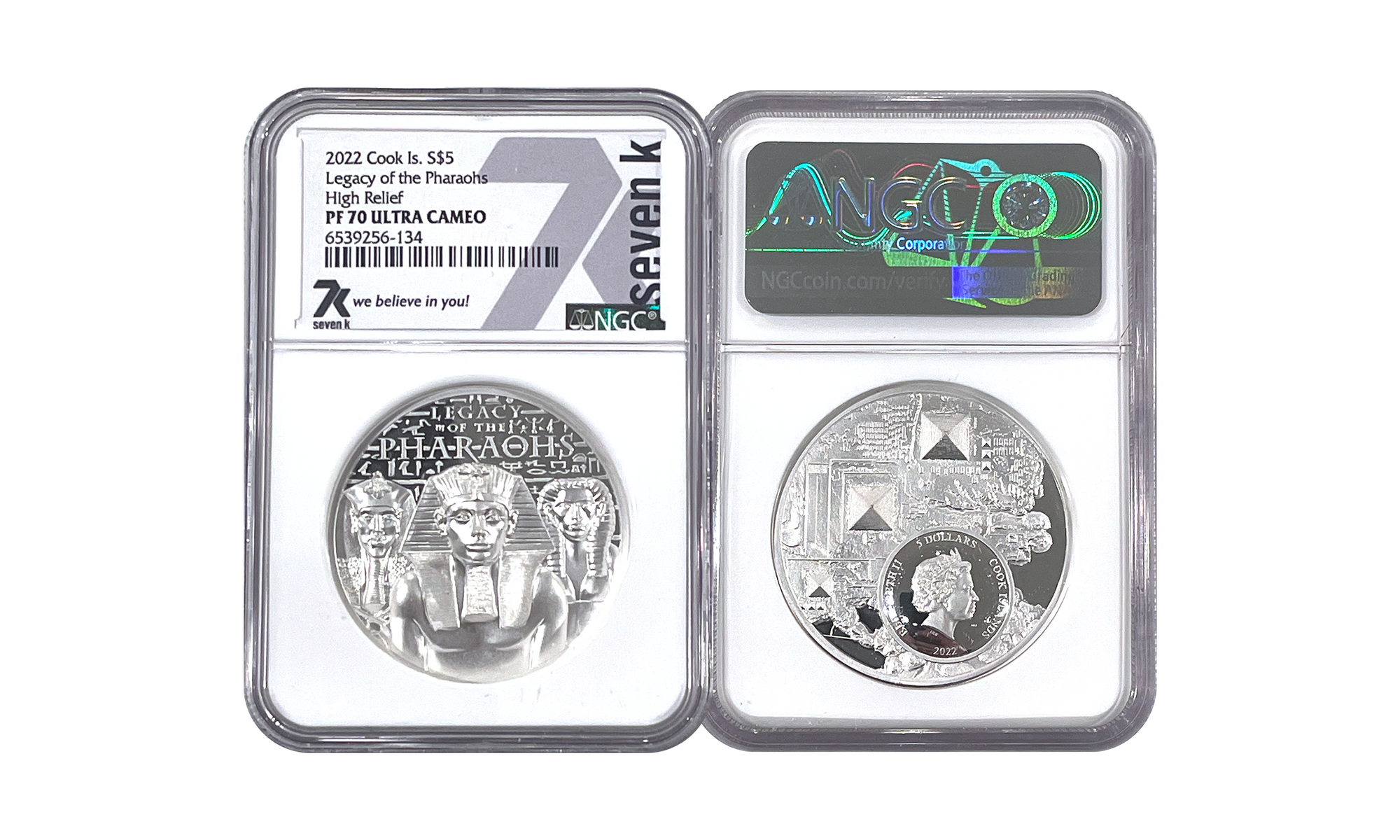 2022 Legacy of the Pharaohs 1 oz Silver PF70