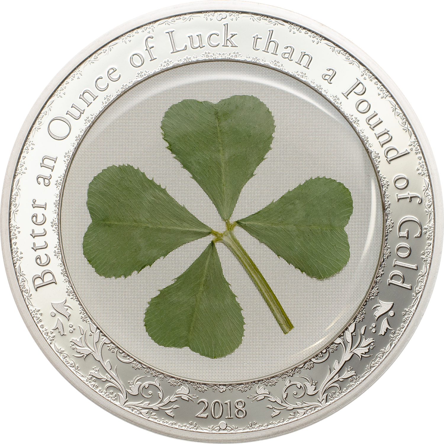 Mua Lucky Coins 4 Leaf Clover Coins Round Collectors Coins Silver