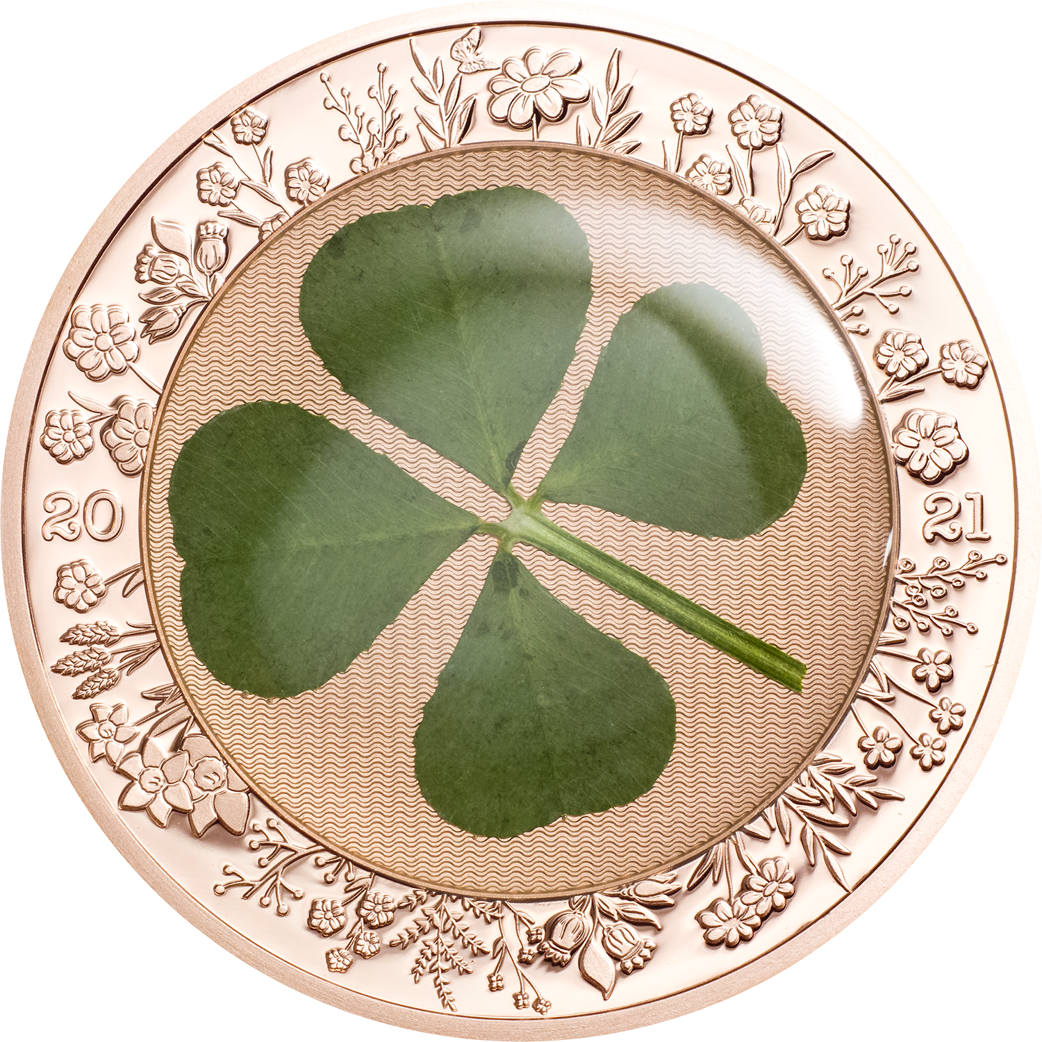 Palau 2018 5$ Silver Fortune Lucky Four Leaf Clover Shape 1 Oz Silver Coin 