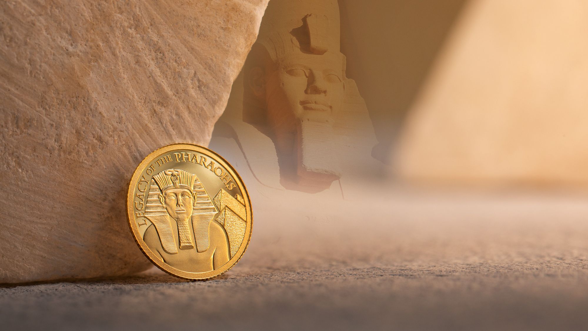 2022 Legacy of the Pharaohs 1/2gram Gold Coin