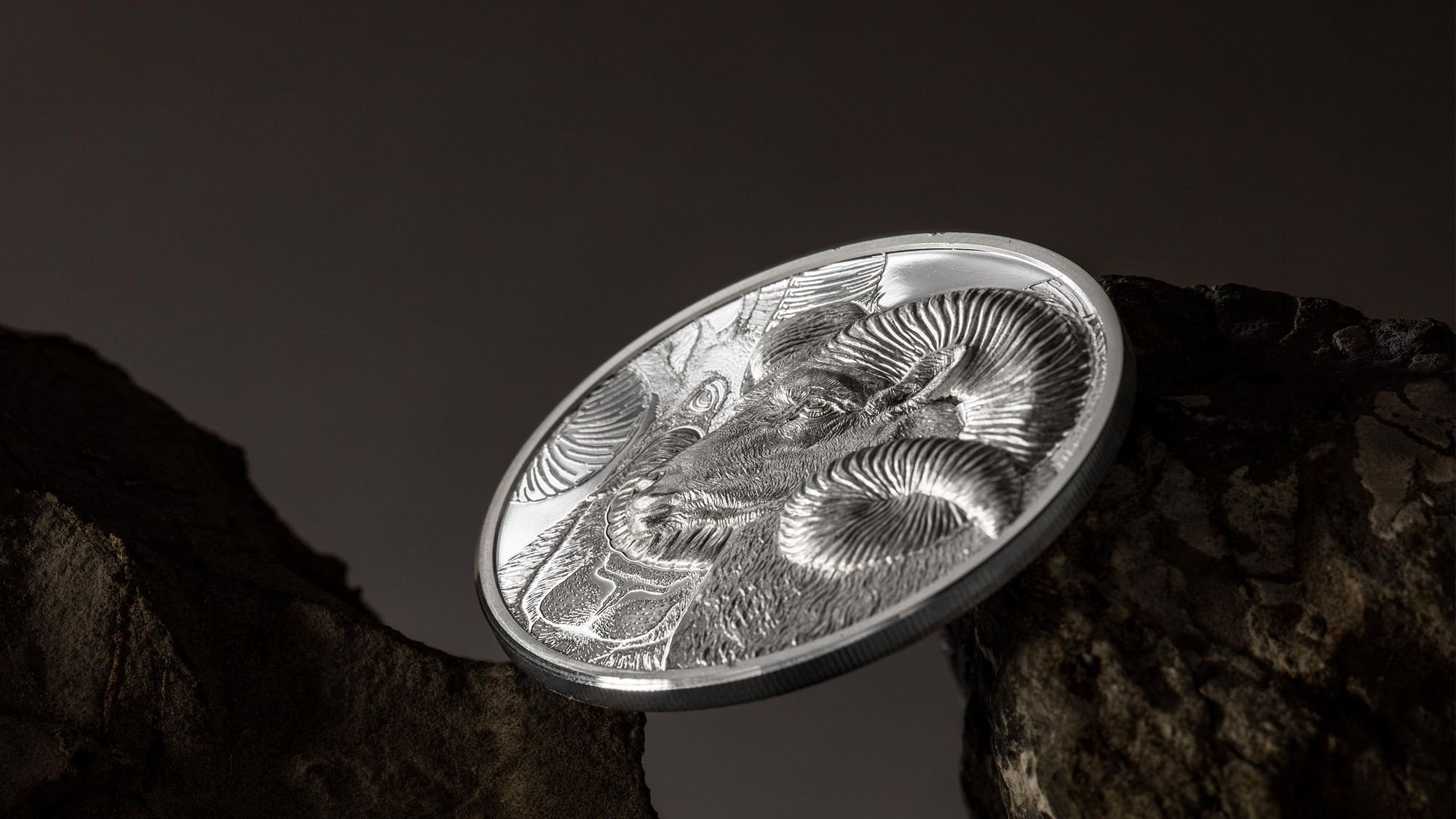 2022 Wild Mongolia Magnificent Argali 1oz Silver Coin