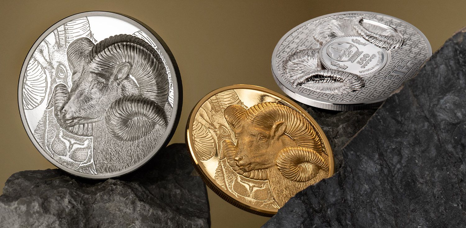 2022 Wild Mongolia Magnificent Argali Coins
