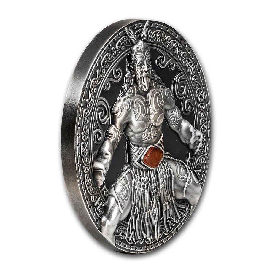 World Cultures Haka 2 oz Silver Coin 2020