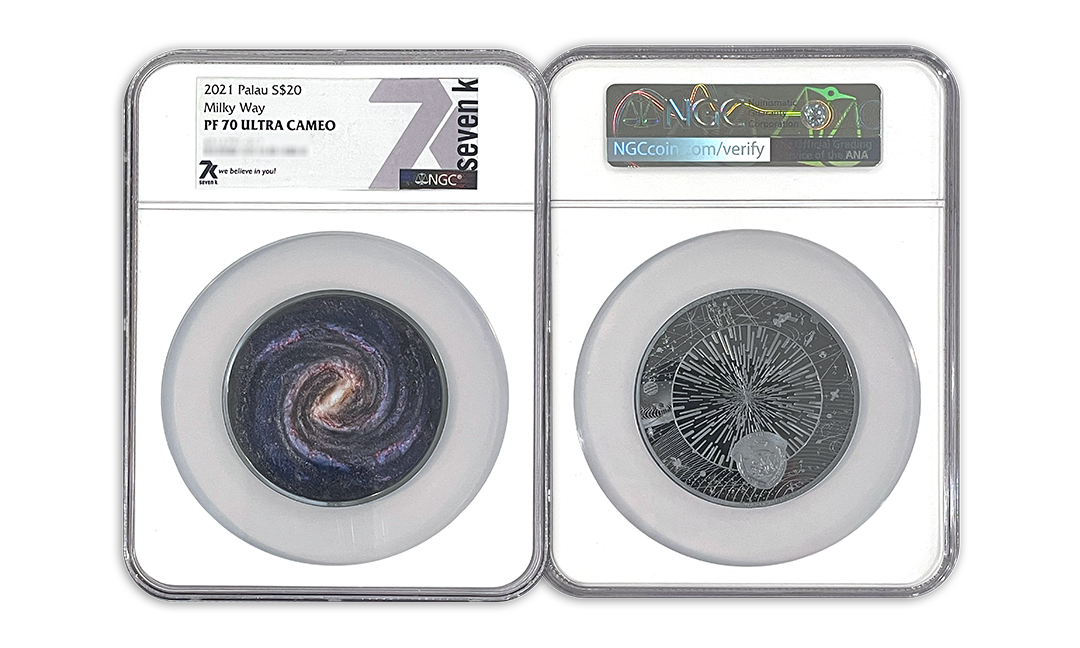 2021 Space the Final Frontier The Milky Way 3oz Silver Coin PF70