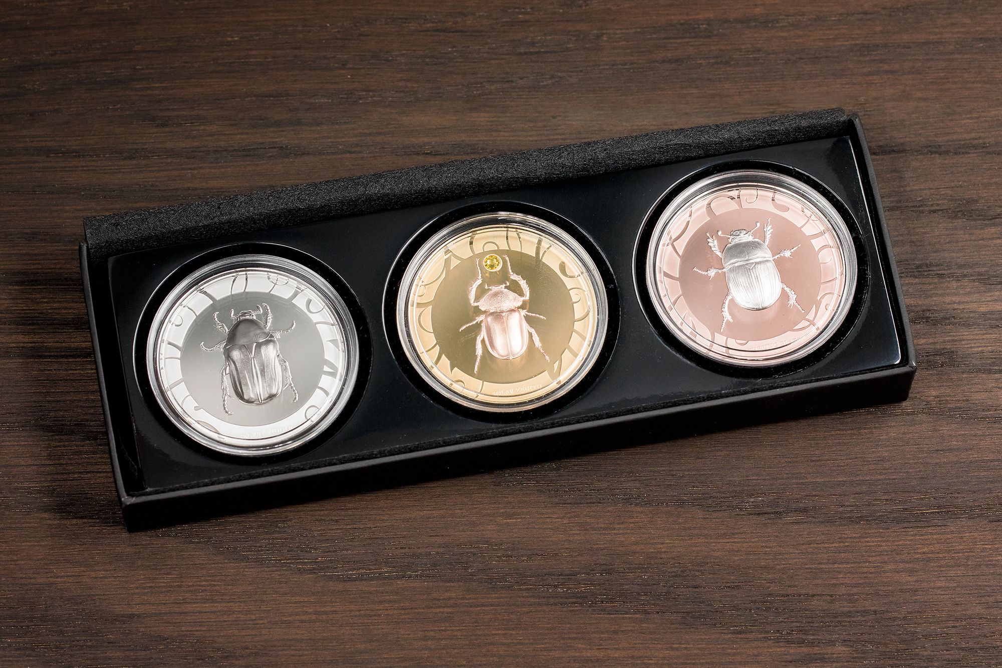2017 Scarab Selection 3 Silver Coins - 3 Coin Set