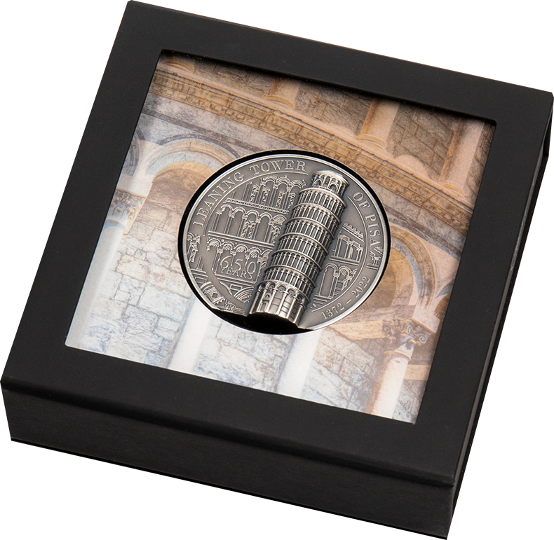2022 Leaning Tower of Pisa 650 Years 5oz Silver Coin