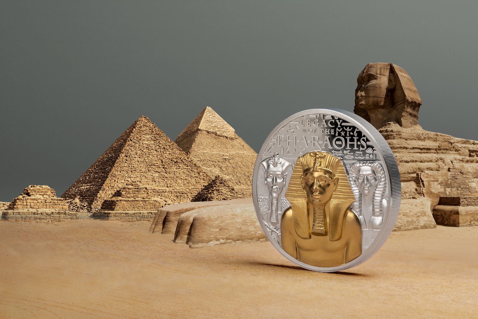 2022 Legacy of the Pharaohs 3oz Silver Coin