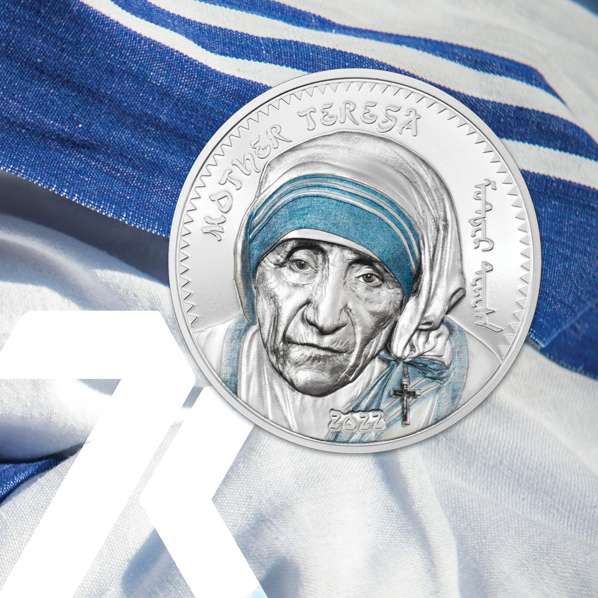 2022 Revolutionaries Mother Theresa 1oz Silver Coin PF70