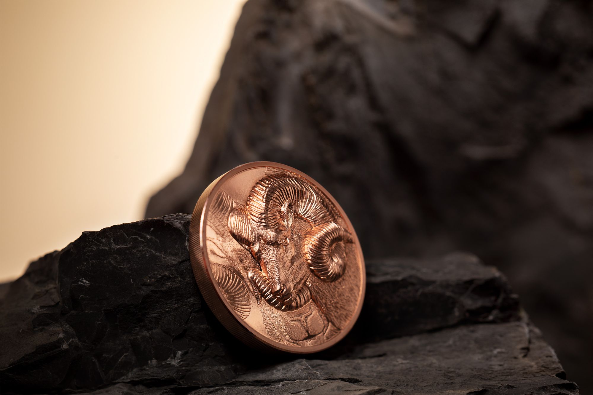 2022 Wild Mongolia Magnificent Argali 50gram Copper Coin