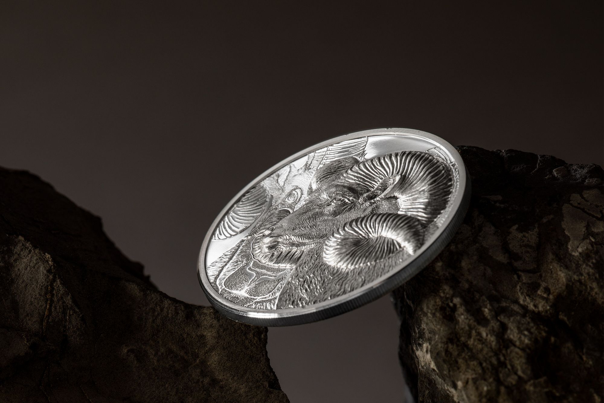2022 Wild Mongolia Magnificent Argali 1oz Silver Coin