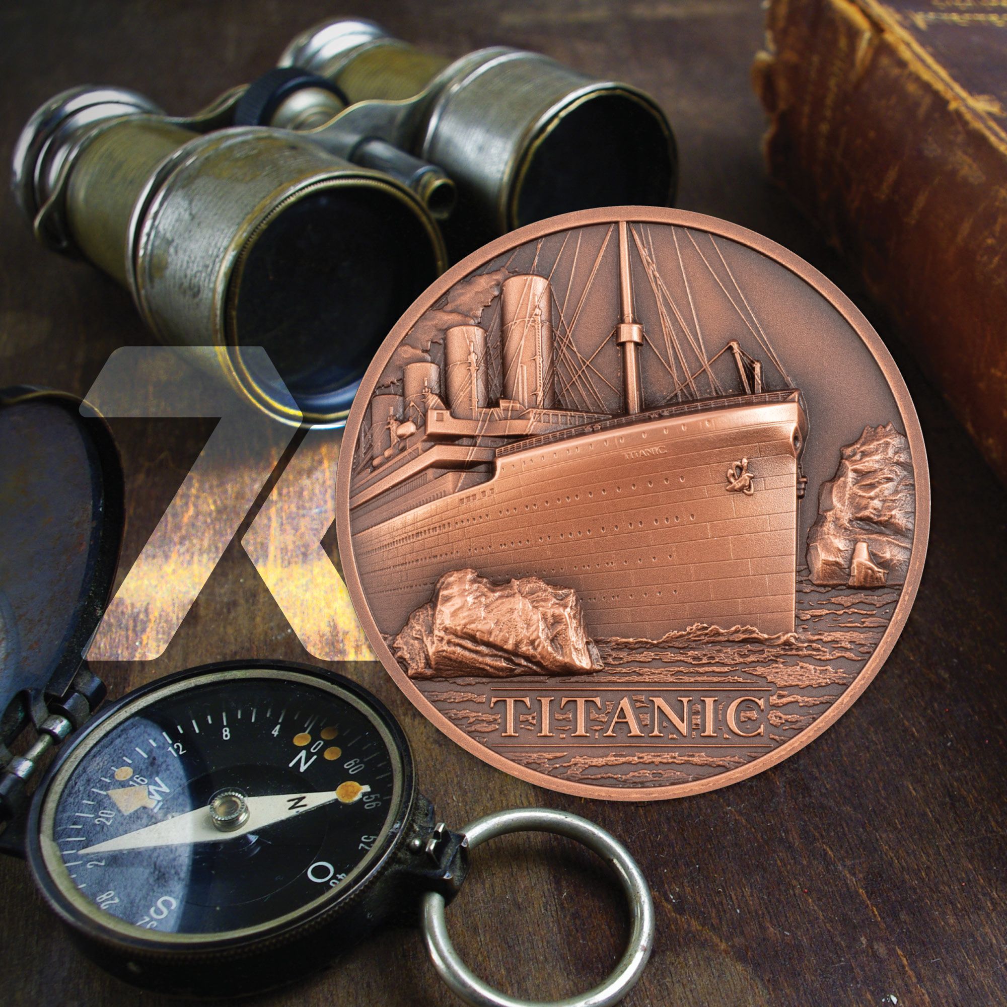 2022 Titanic 1912 50 gram Copper Coin