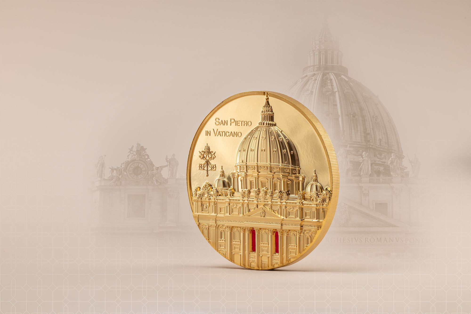 2022 Tiffany Art Metropolis San Pietro 5oz Gold Coin