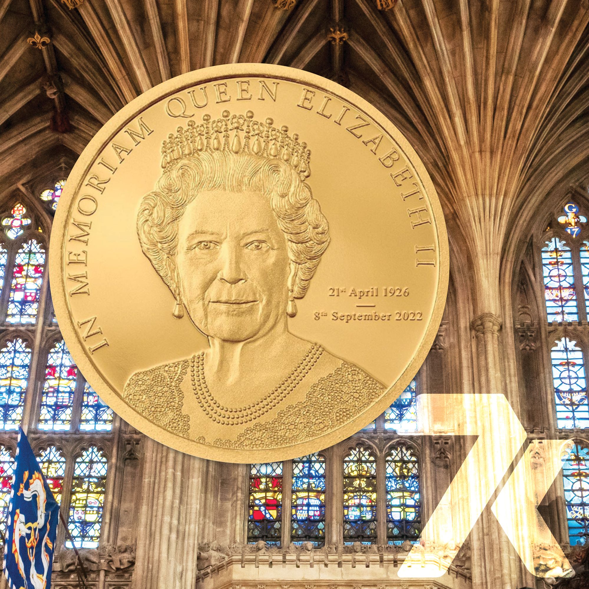 2022 In Memoriam Queen Elizabeth II 1/2 gram Gold Coin