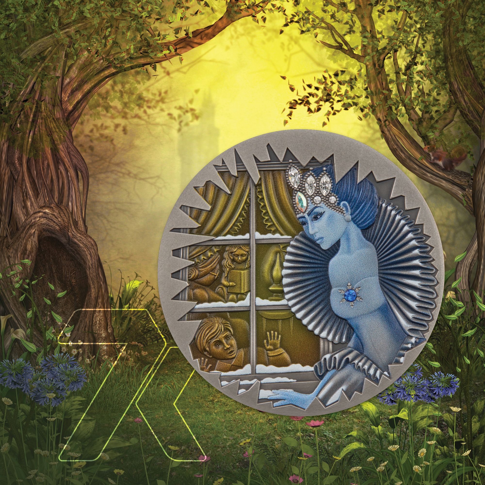 2022 Fairy Tales Snow Queen 1 oz Silver Coin