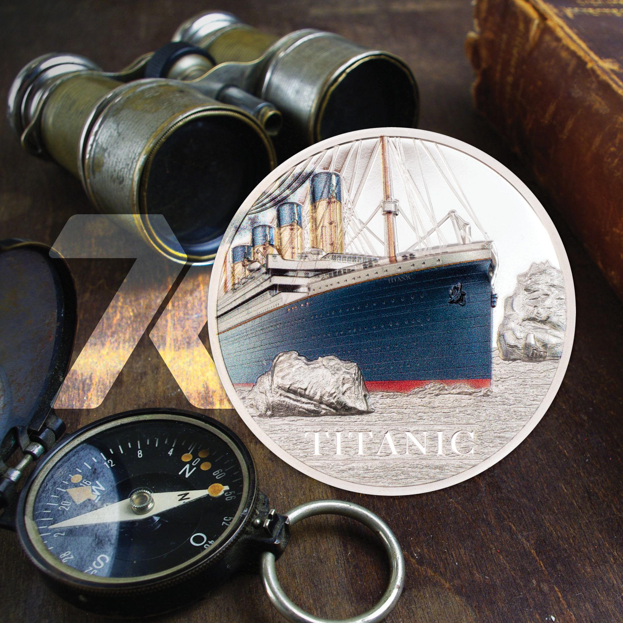 2022 Titanic 1912 3oz Silver Coin
