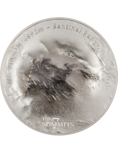 2022 The 7 Summits Mount Vinson 5oz Silver Coin