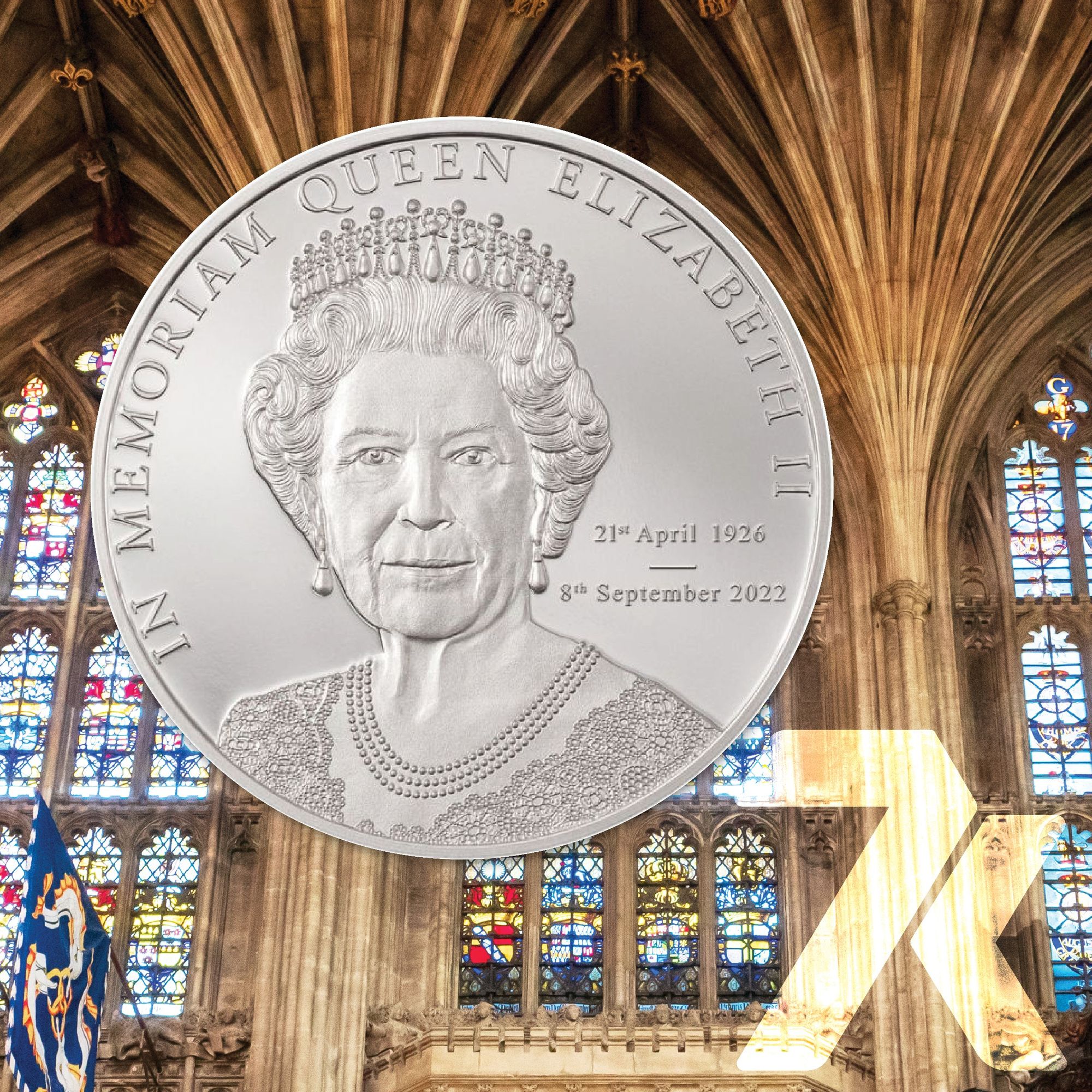 2022 In Memoriam Queen Elizabeth II 1oz Silver Coin