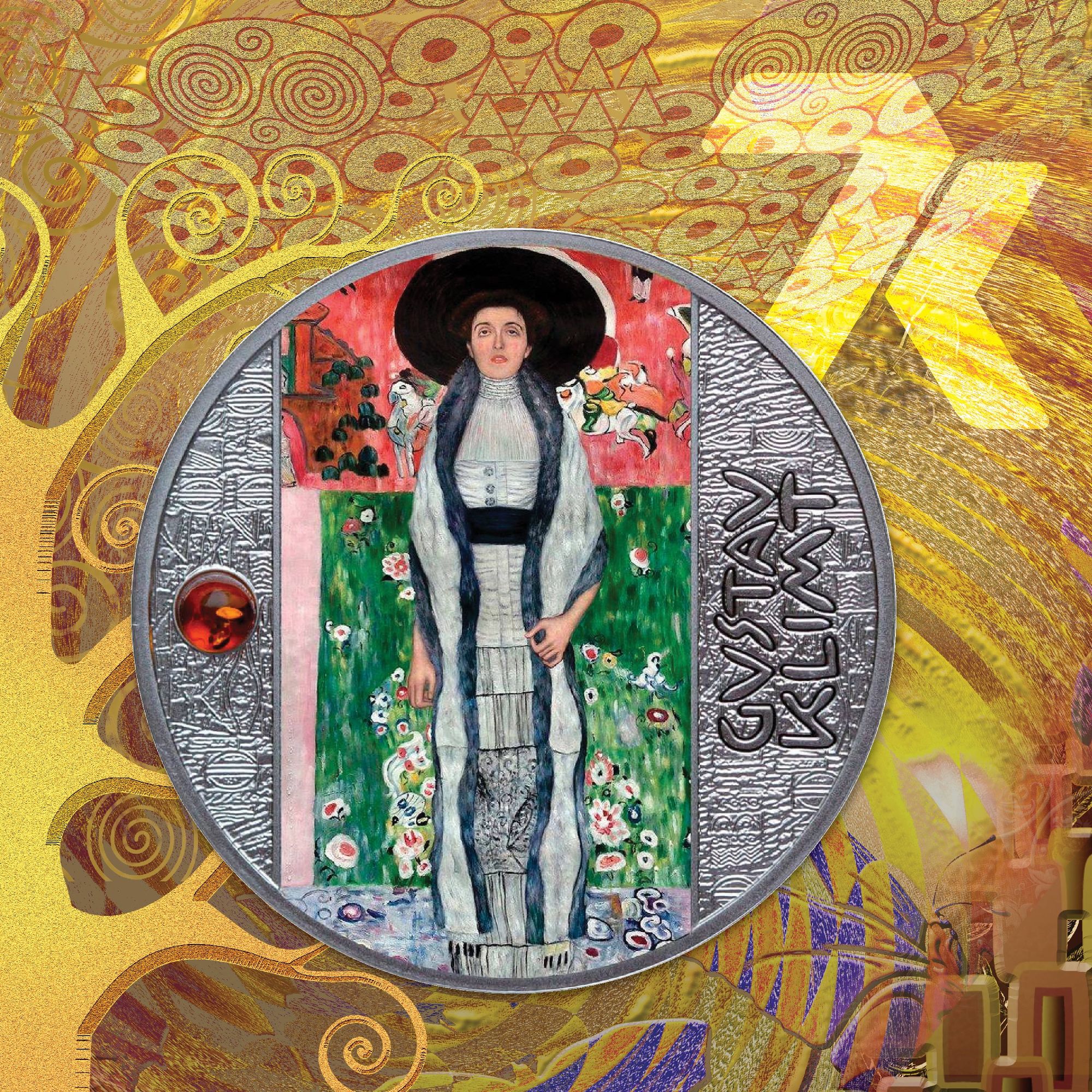 2022 Gustav Klimt Portrait Of Adele Bloch Bauer II 17 gram Silver Coin