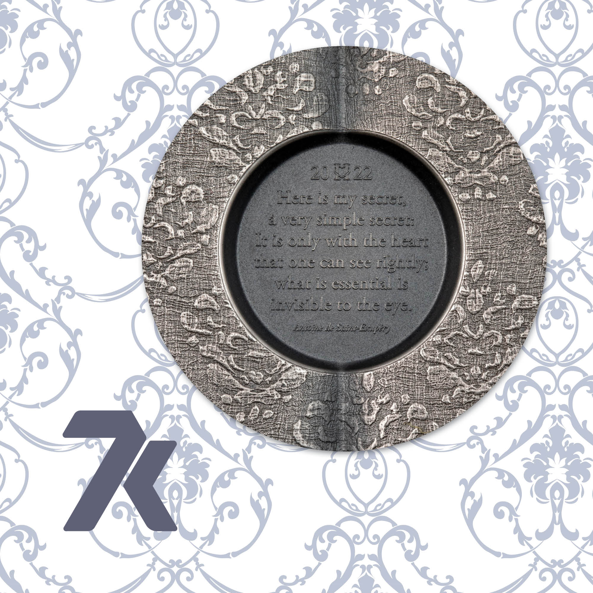 2022 Secret Heart 1 oz Silver Coin
