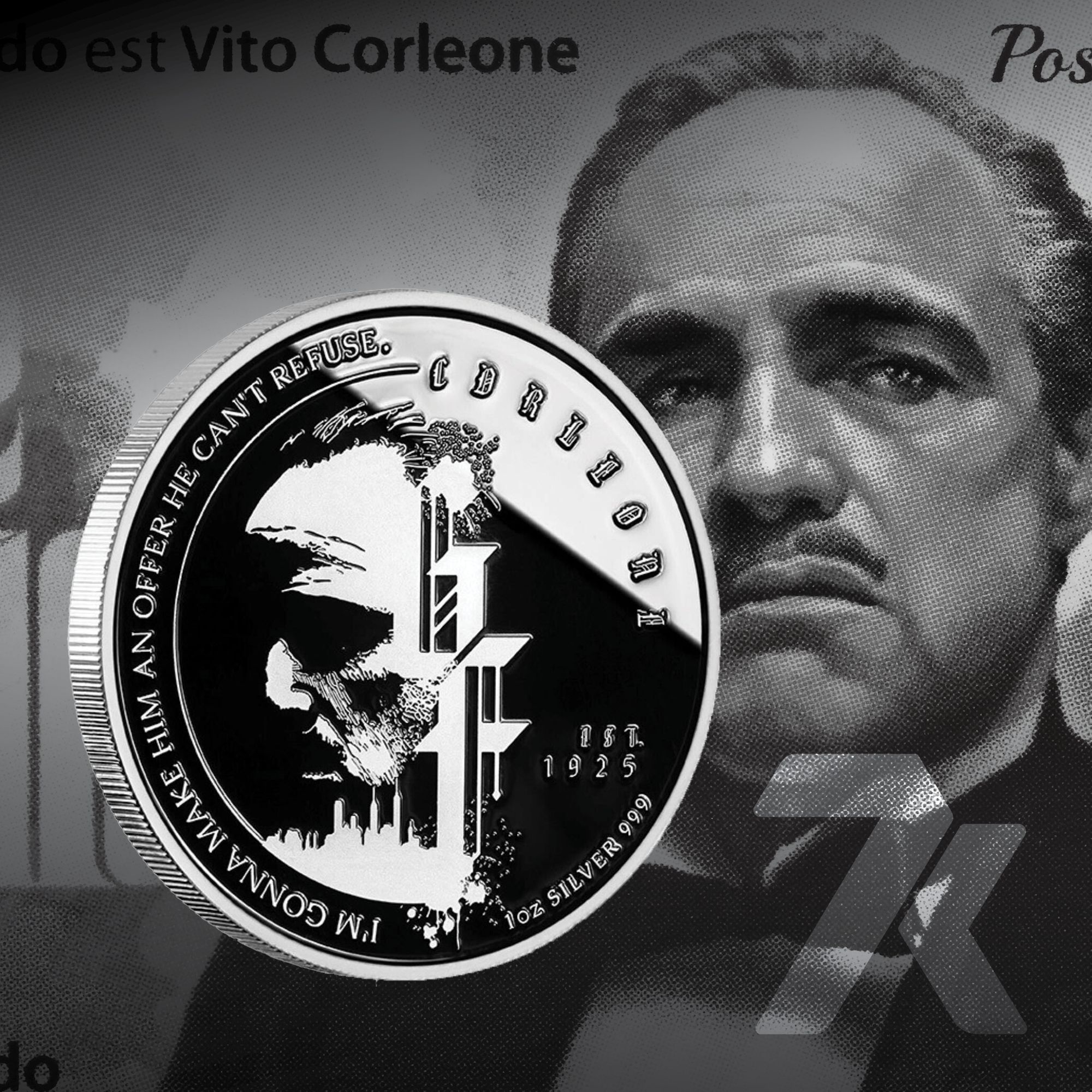 2022 The Godfather Est. 1925 1 oz Silver Coin