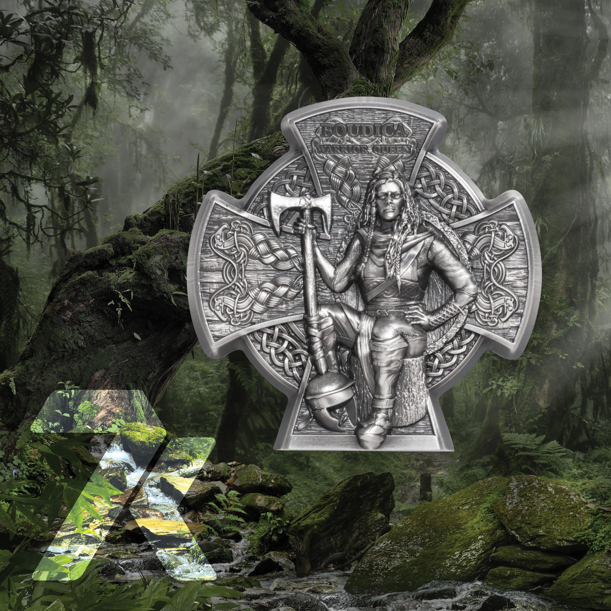 2020 Warriors Boudica Warrior Queen 3 oz Silver Coin