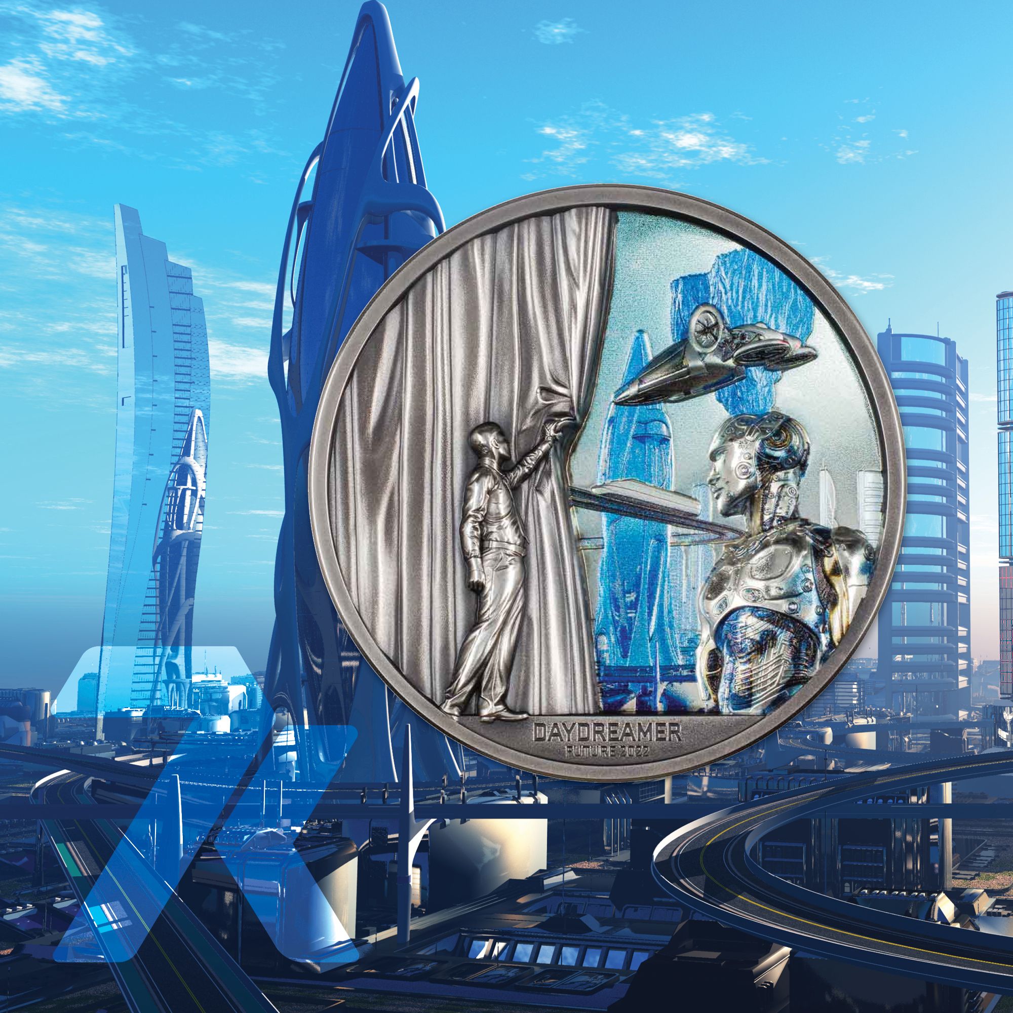 2022 Daydreamer Future 2 oz Silver Coin