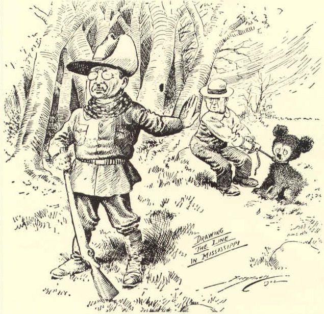 Teddy Roosevelt Washington Post 1902 cartoon