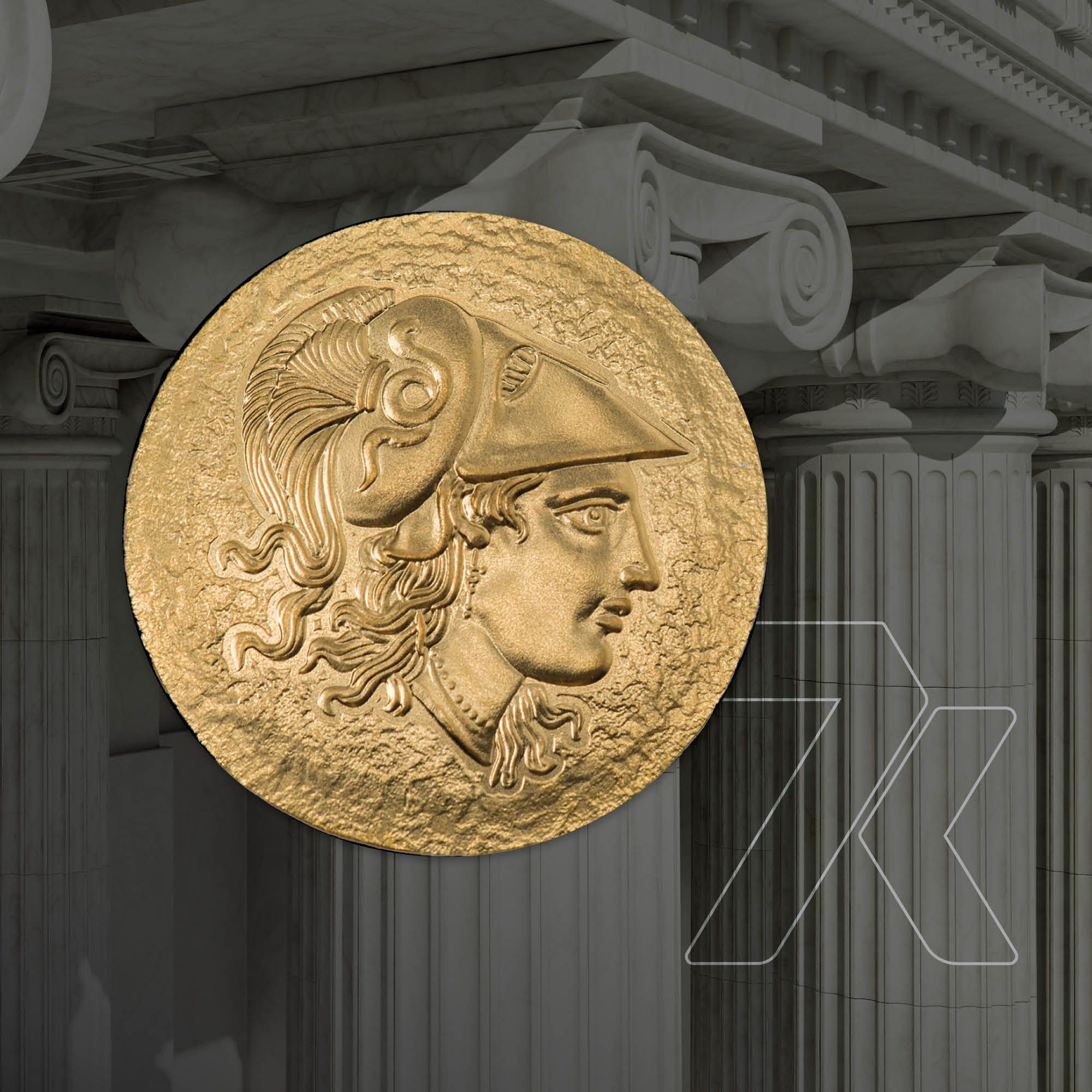 2022 Ancient Greece Alexander The Great 1/2 gram Gold Coin