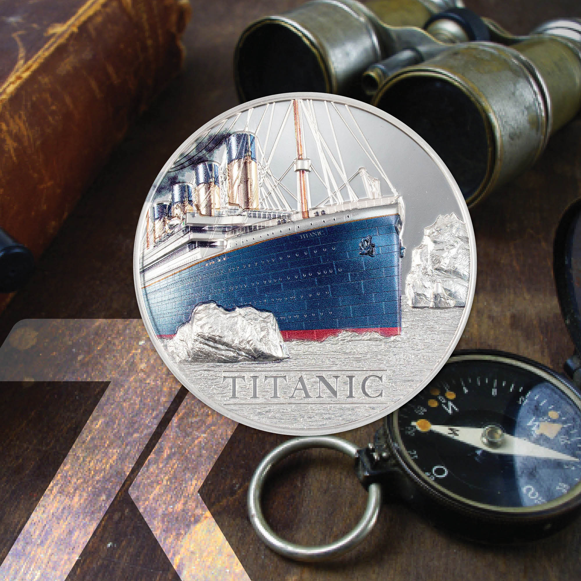 2022 Titanic 1912 5 oz Silver Coin