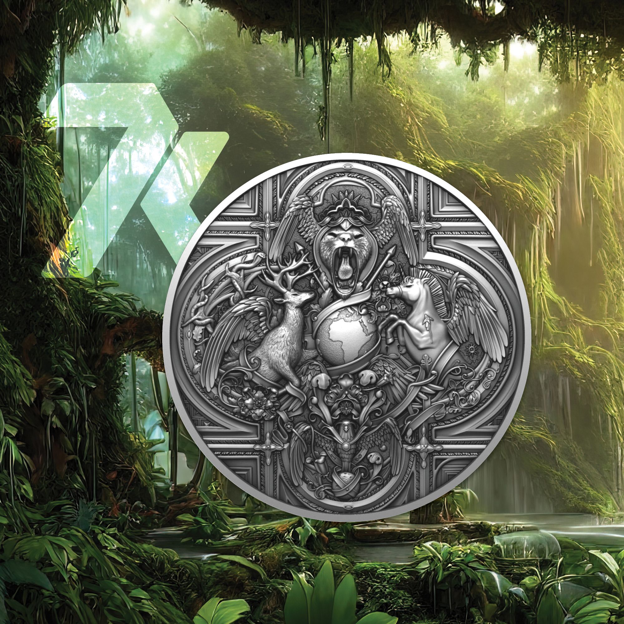 2022 Wild Scenery 2 oz Silver Coin