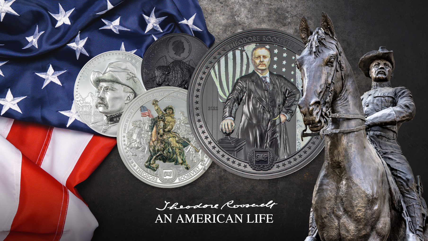 2022 An American Life Theodore Roosevelt Coin Collection