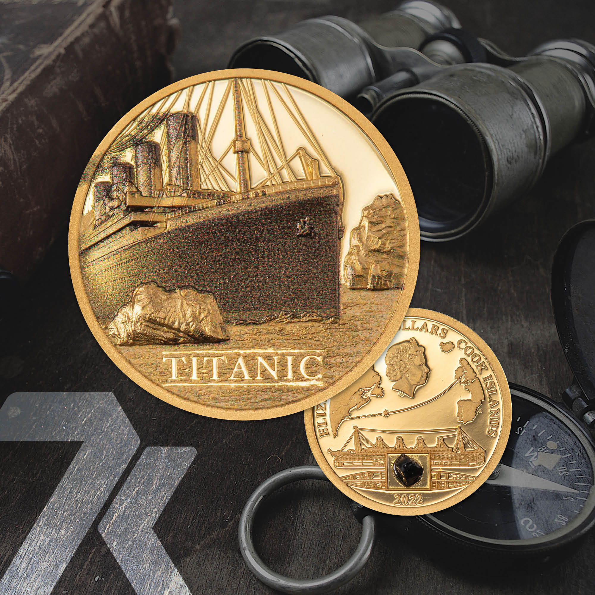 2022 Titanic 1912 1/10 oz Gold Coin