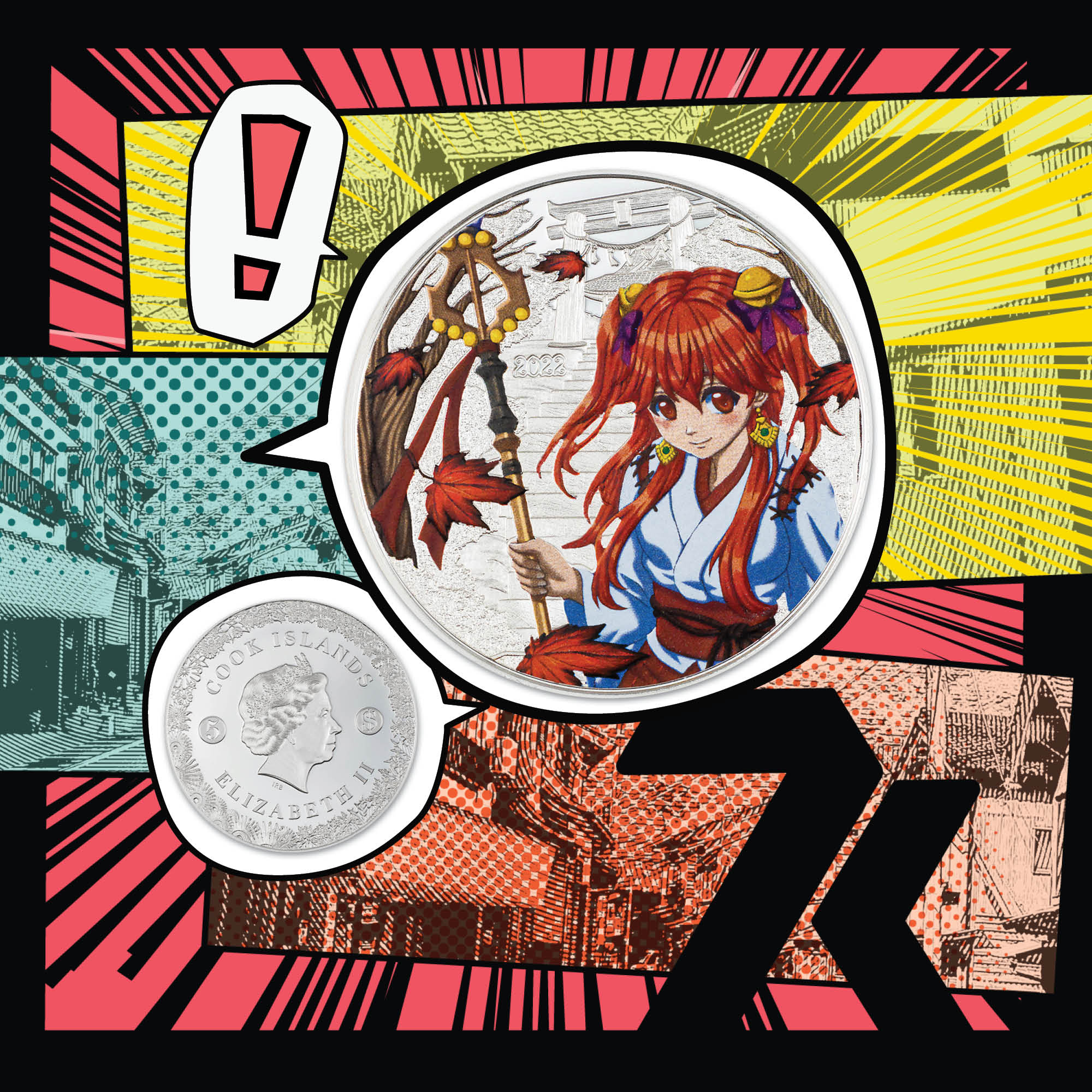 2022 Manga Four Seasons Autumn 1 oz Silver Coin
