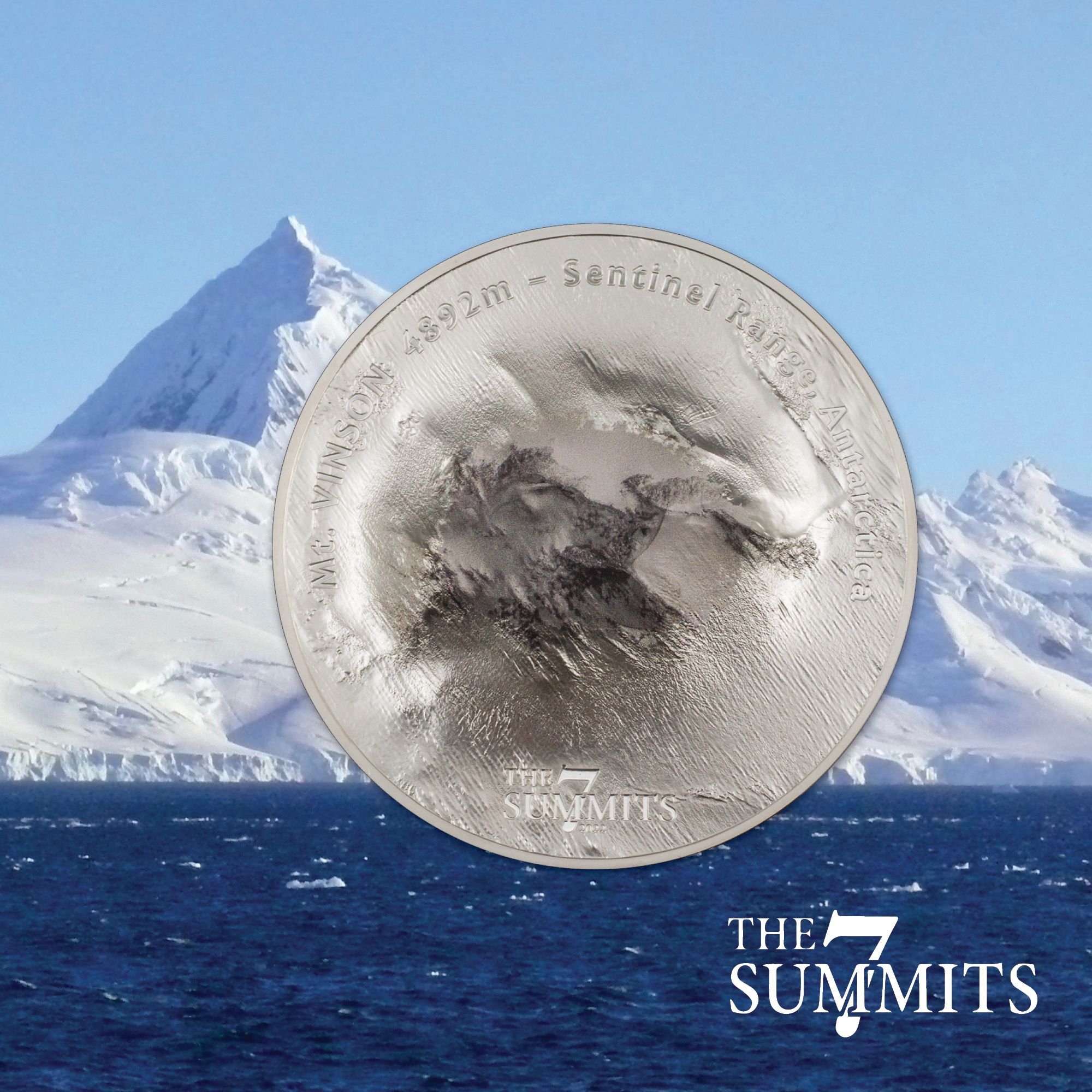 2022 Summits Mount Vinson 5 oz Silver Coin
