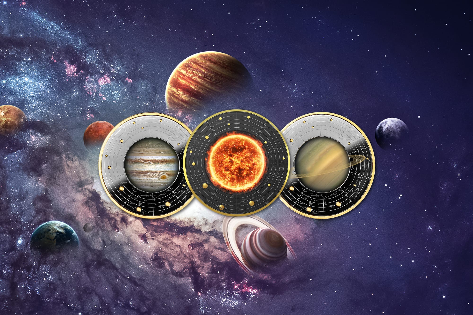 2023 Solar system coin collection