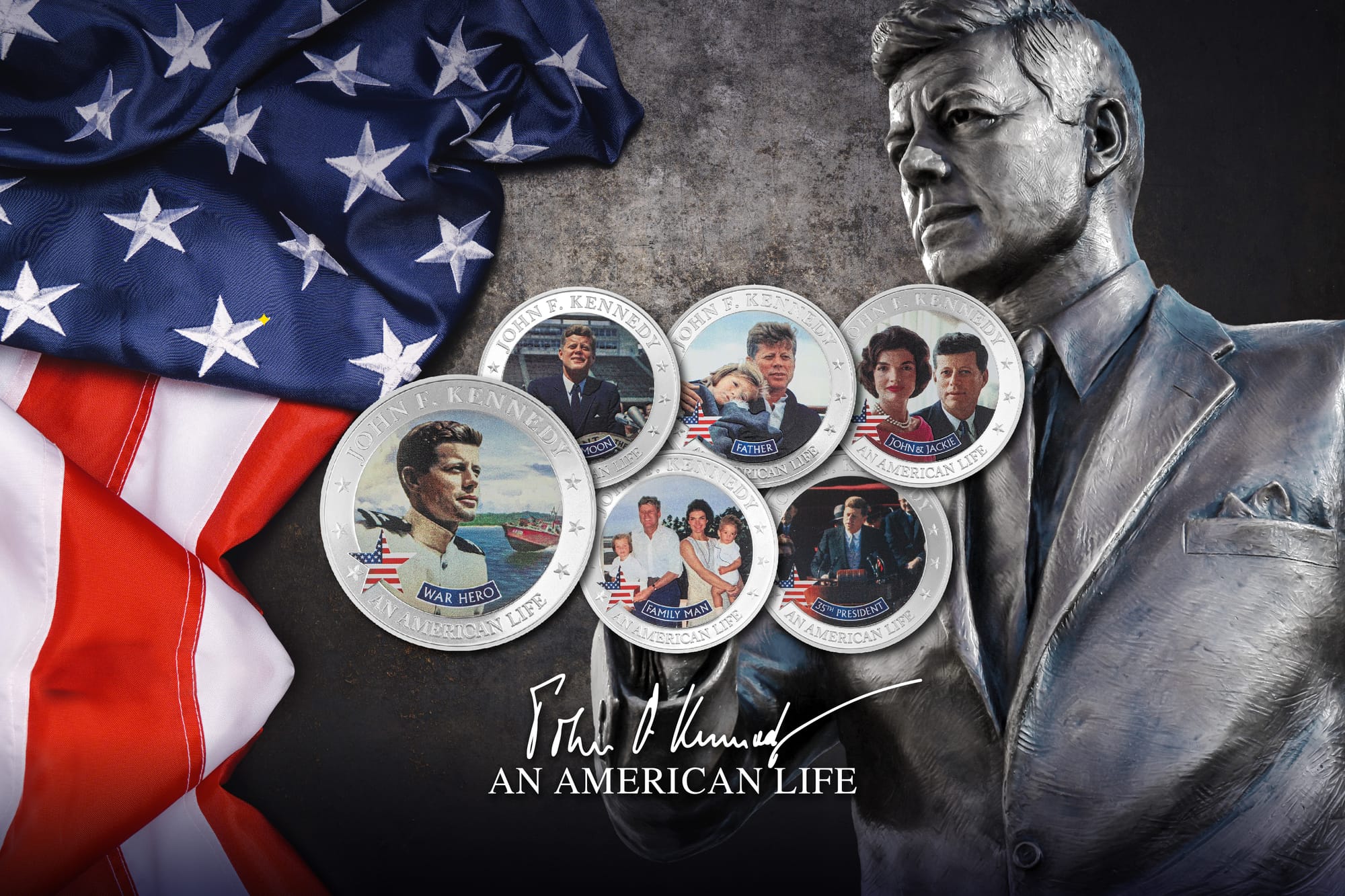 an american life jfk silver coin collection